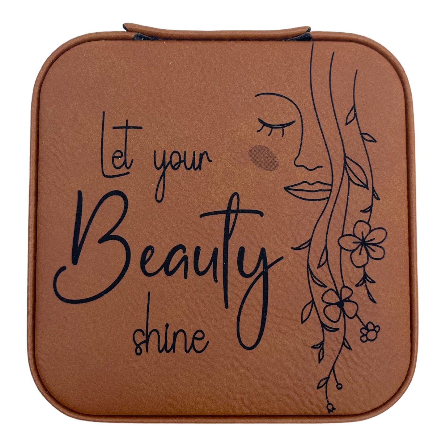 Leatherette Travel Jewelry Box {Let your Beauty shine}