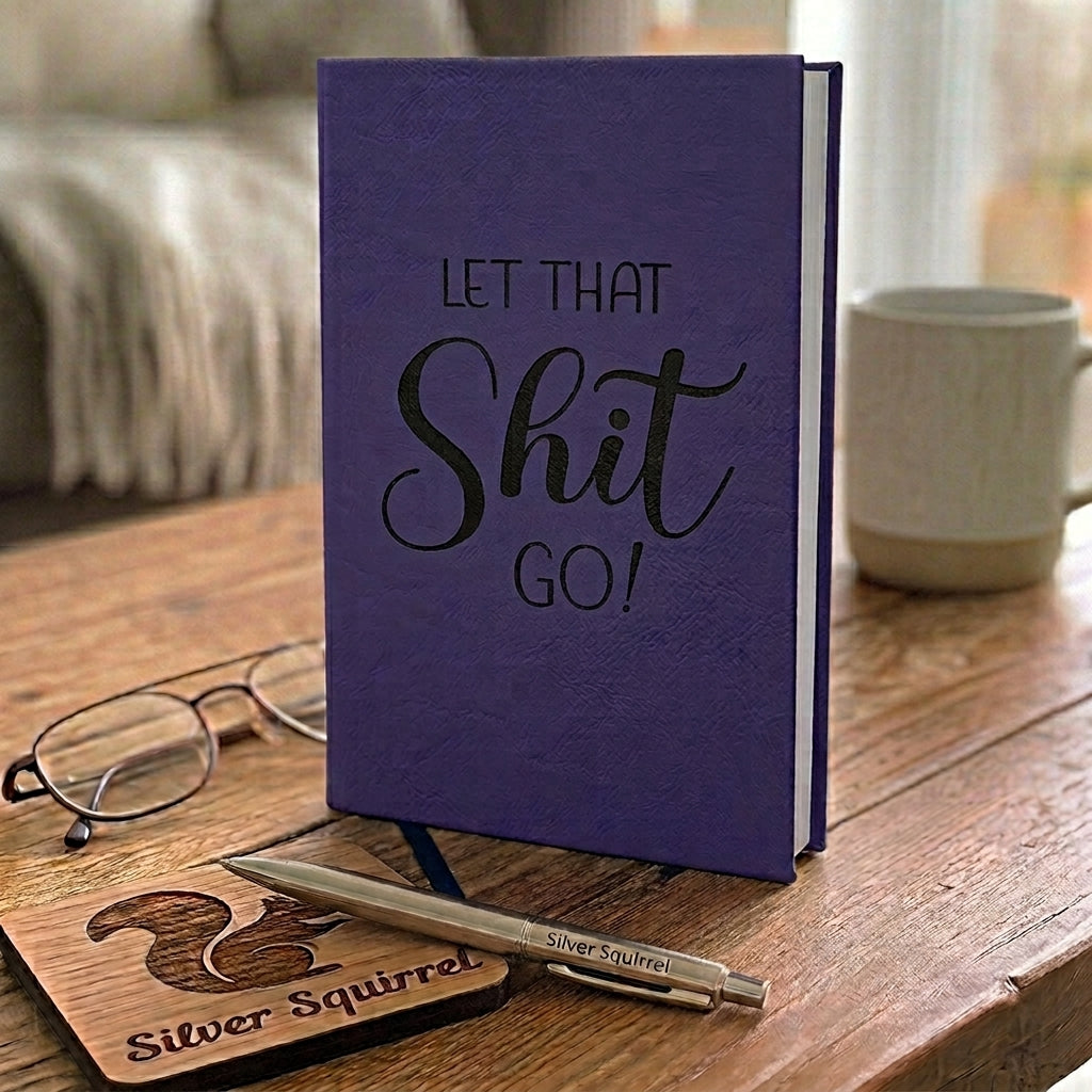 Leatherette Journal {Let That Shit Go}