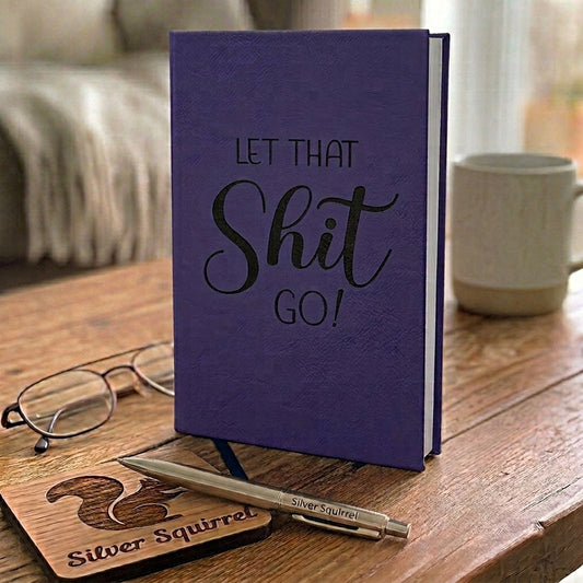 Leatherette Journal {Let That Shit Go}