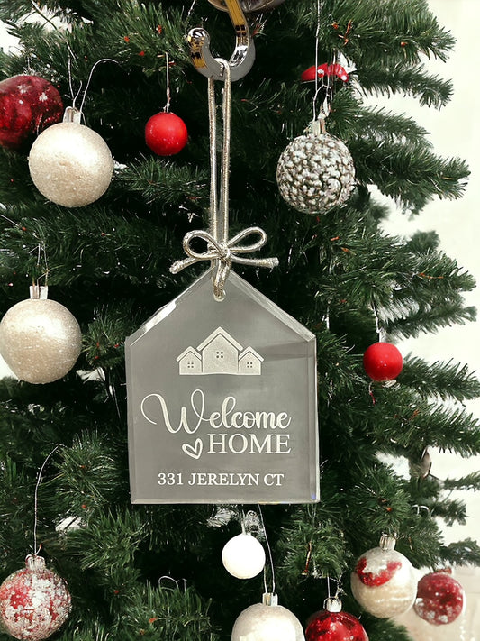 Personalized Welcome Home Address Ornament