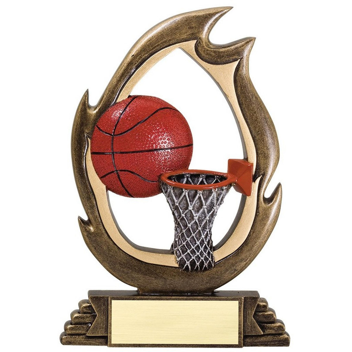 Personalized Flame Series Resin Award – custom engraved by Silver Squirrel Engraving & Gifts