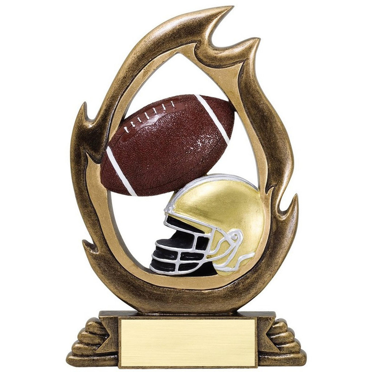 Personalized Flame Series Resin Award – custom engraved by Silver Squirrel Engraving & Gifts