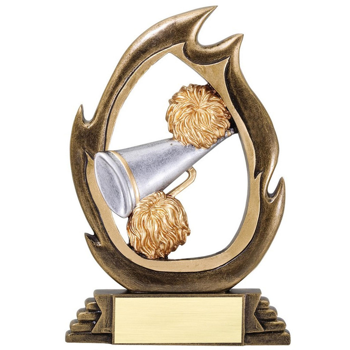 Personalized Flame Series Resin Award – custom engraved by Silver Squirrel Engraving & Gifts