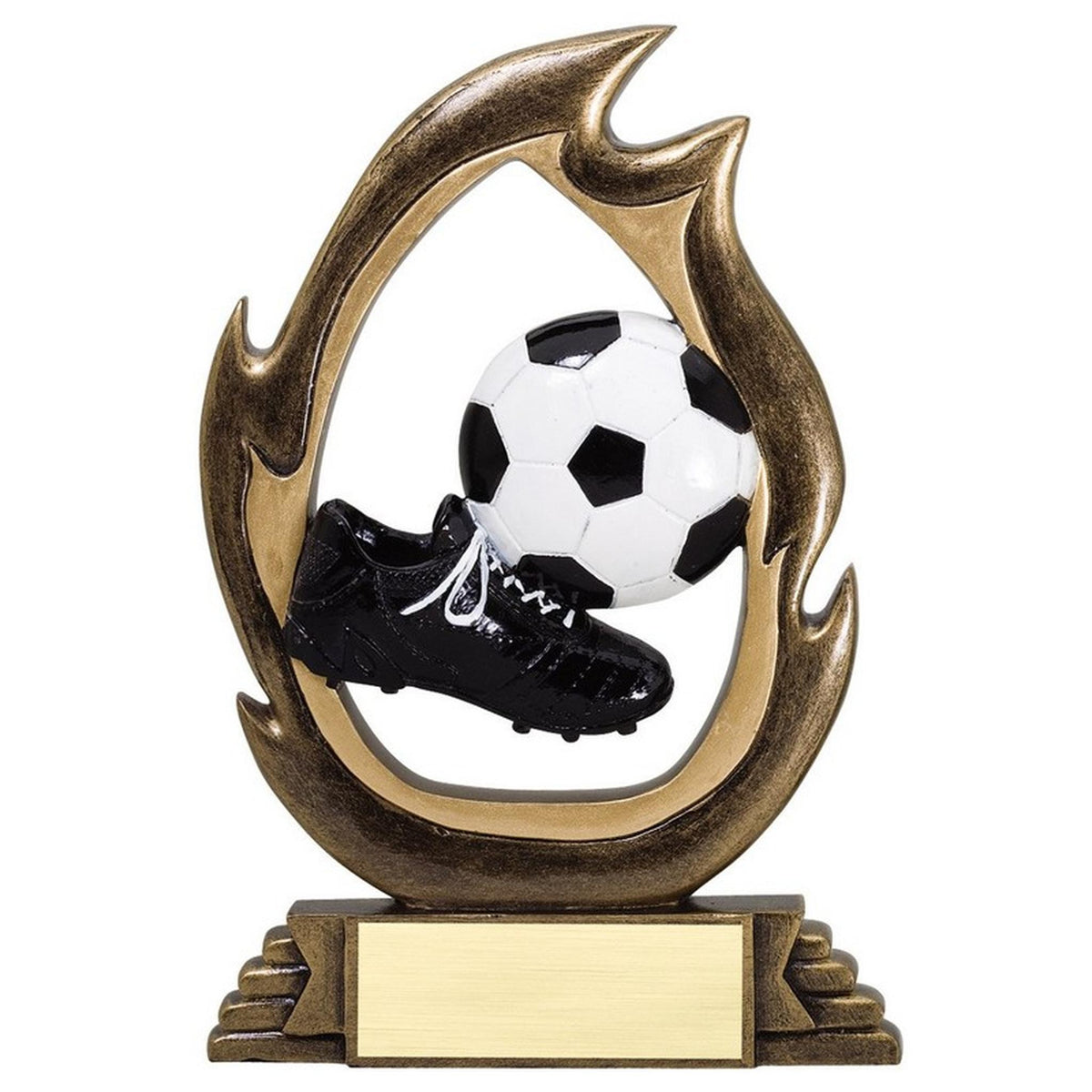 Personalized Flame Series Resin Award – custom engraved by Silver Squirrel Engraving & Gifts