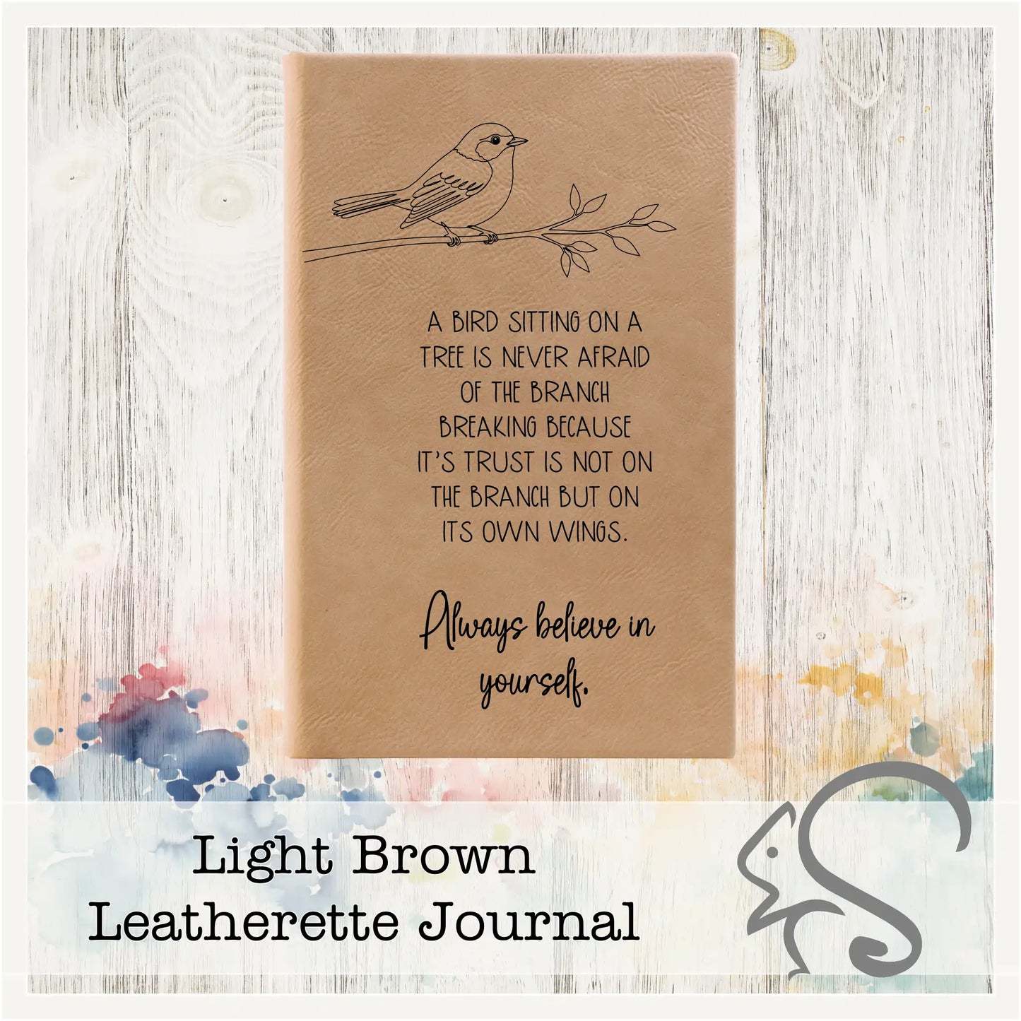 Leatherette Journal {Always Believe in Yourself}