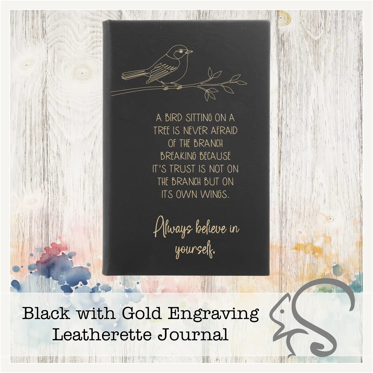 Leatherette Journal {Always Believe in Yourself}