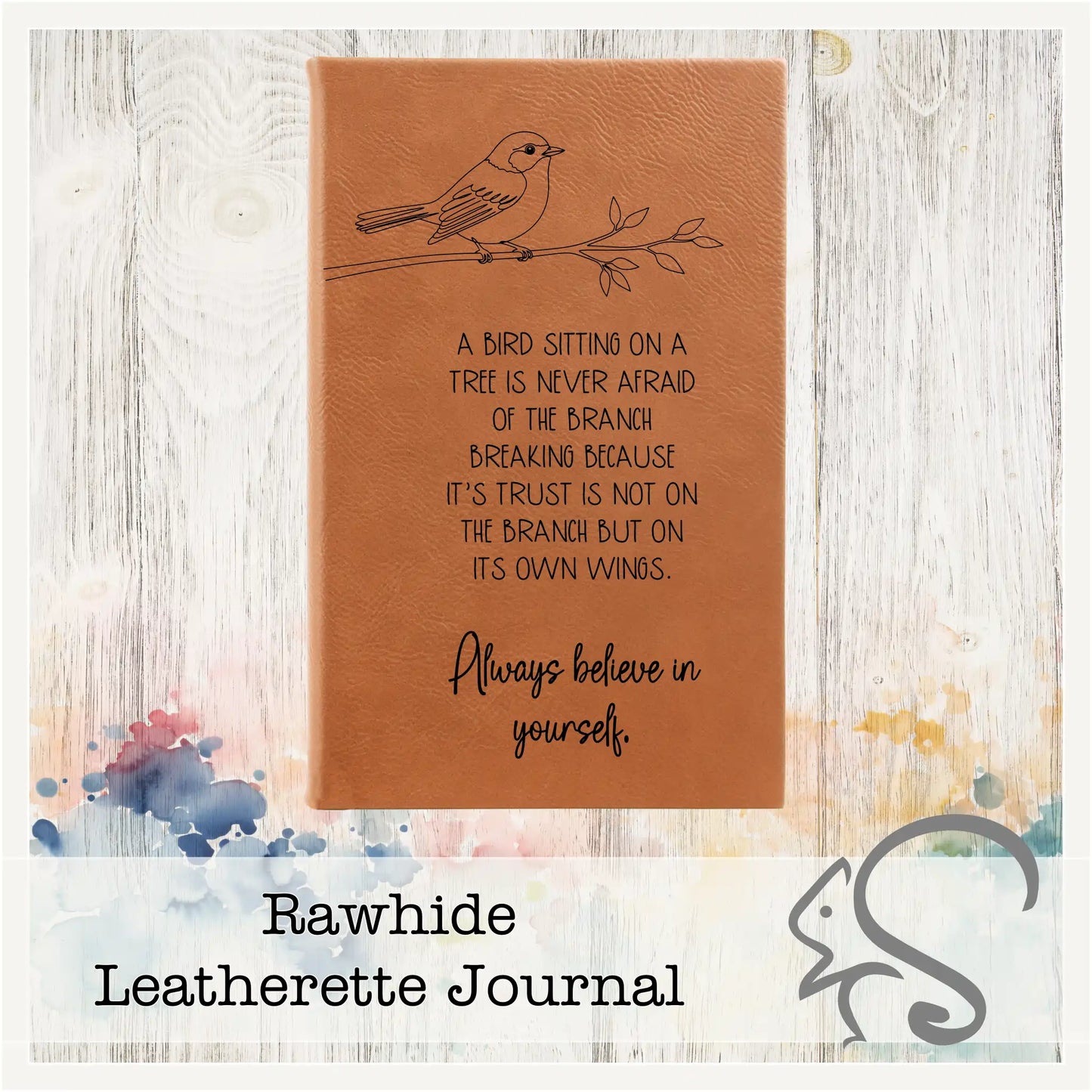 Leatherette Journal {Always Believe in Yourself}
