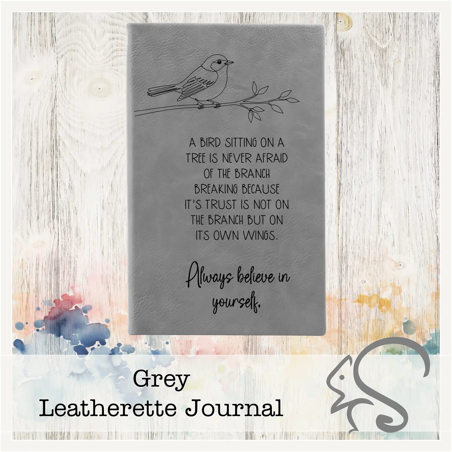 Leatherette Journal {Always Believe in Yourself}