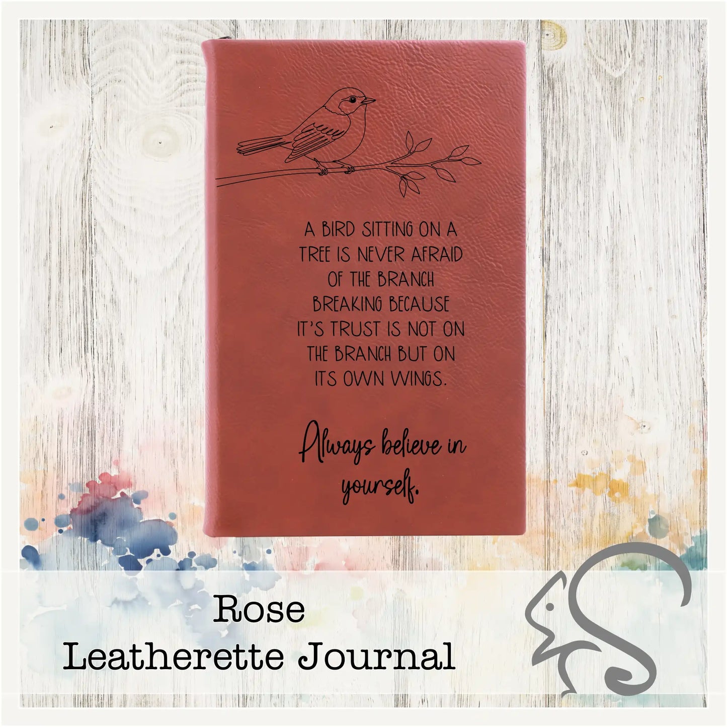Leatherette Journal {Always Believe in Yourself}