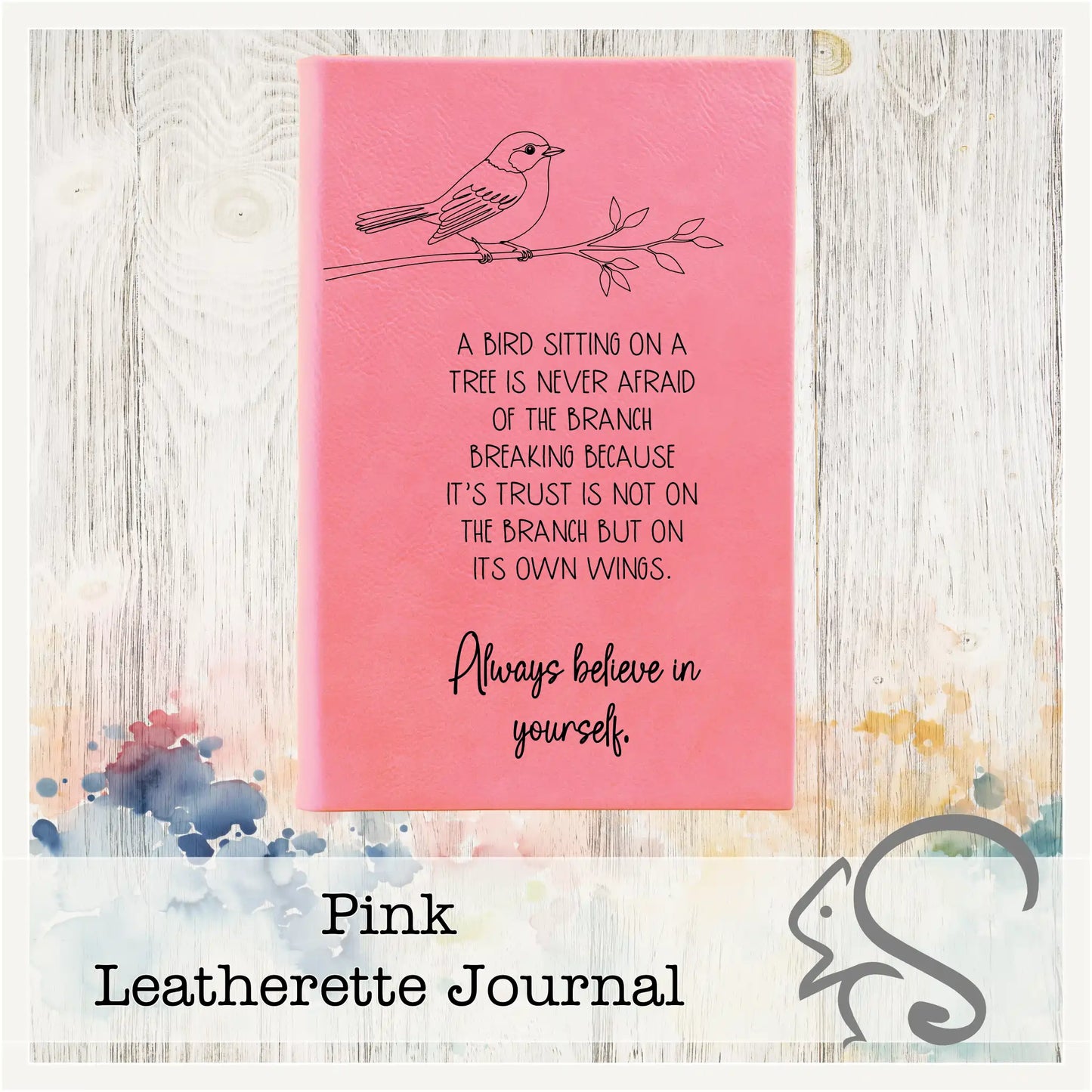 Leatherette Journal {Always Believe in Yourself}