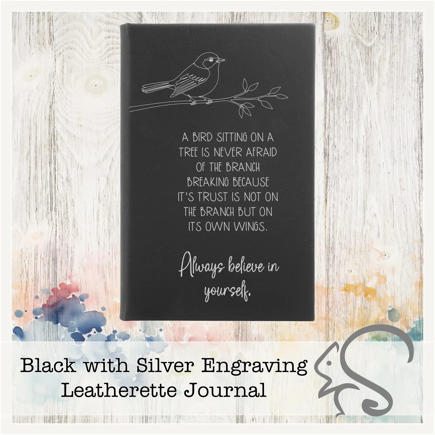 Leatherette Journal {Always Believe in Yourself}