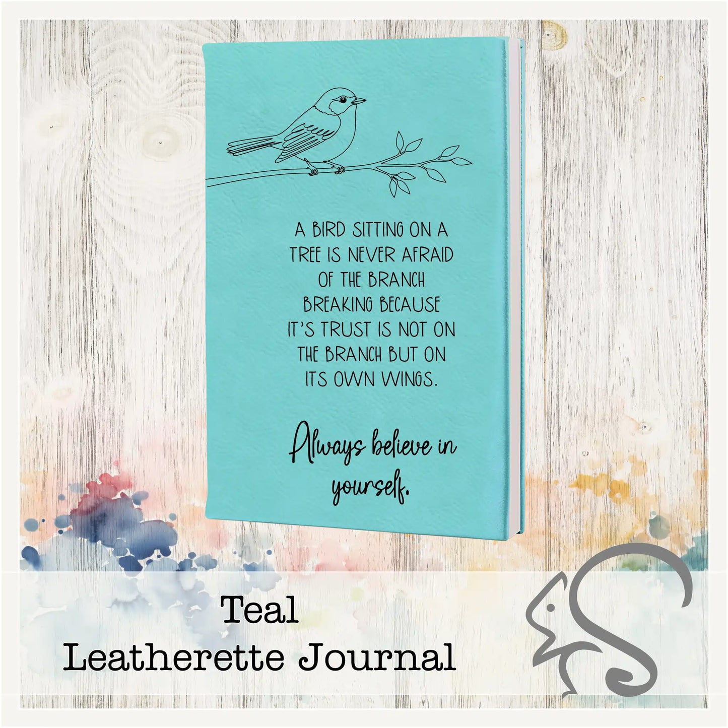 Leatherette Journal {Always Believe in Yourself}