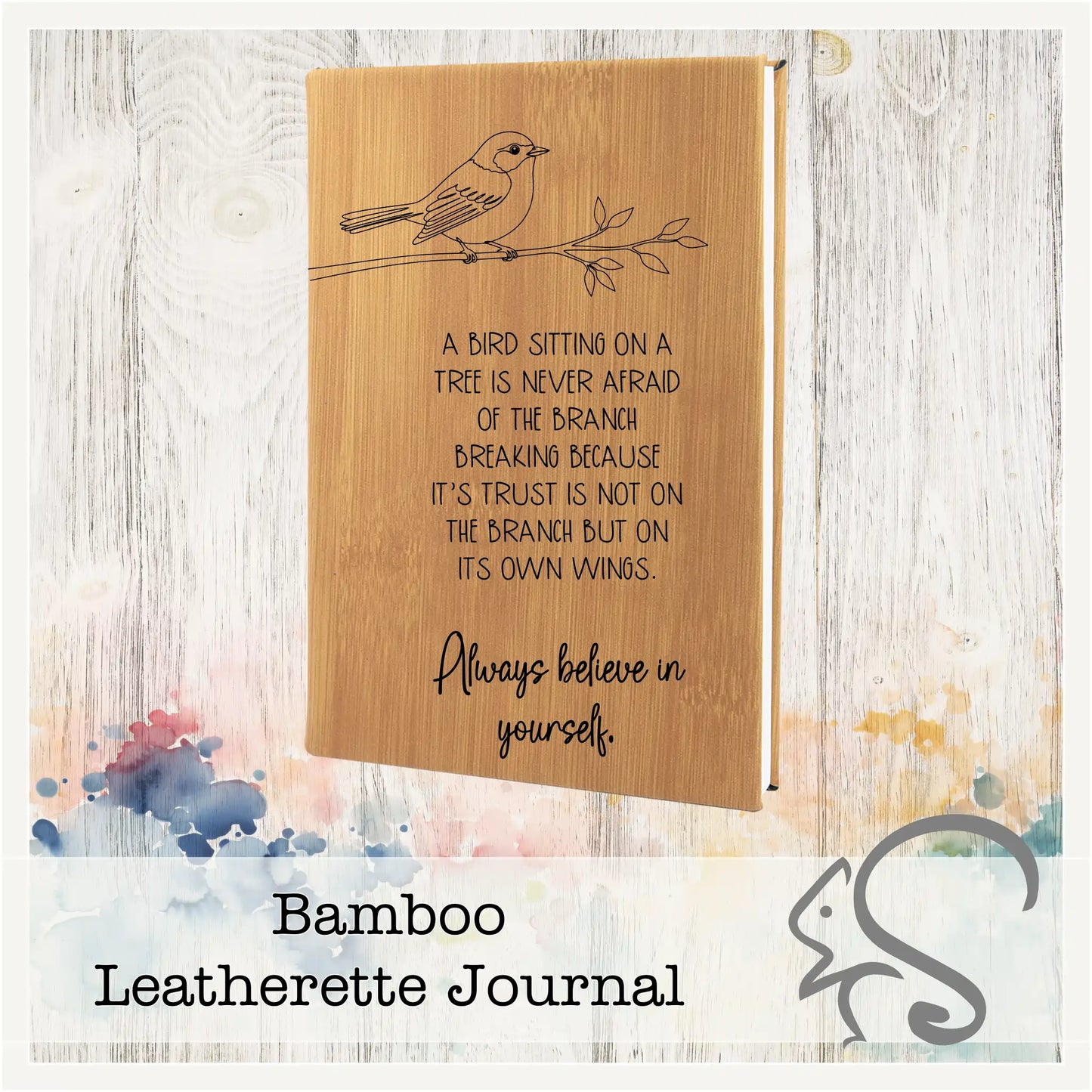 Leatherette Journal {Always Believe in Yourself}