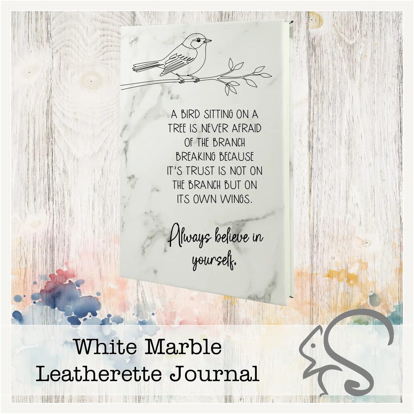 Leatherette Journal {Always Believe in Yourself}