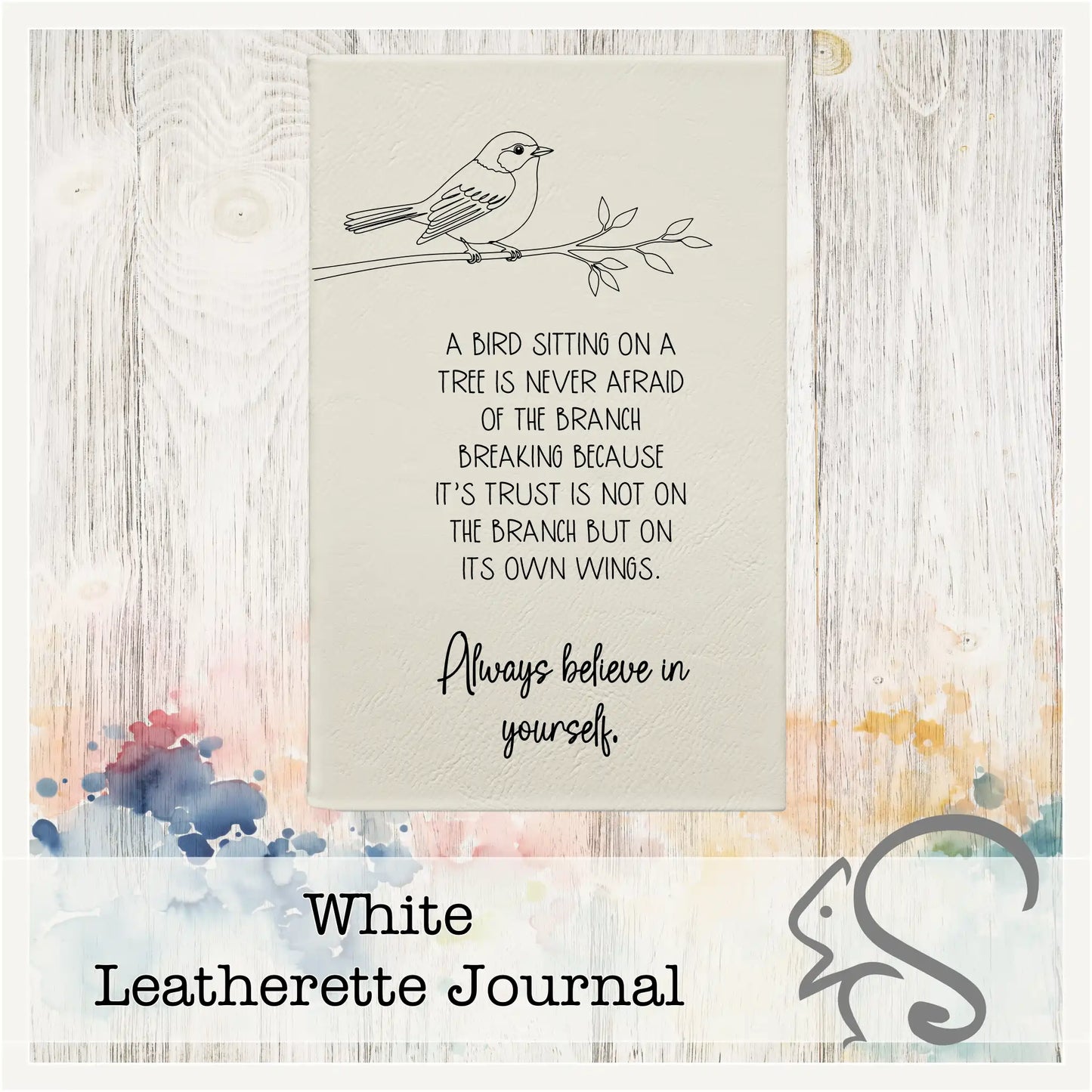 Leatherette Journal {Always Believe in Yourself}