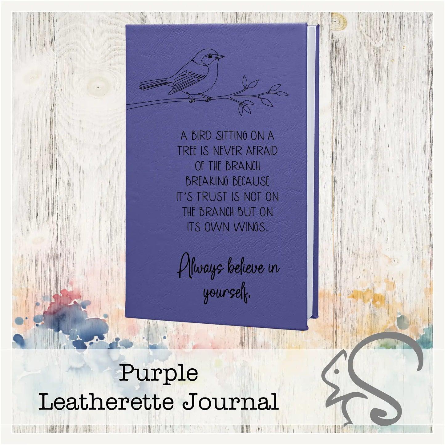 Leatherette Journal {Always Believe in Yourself}