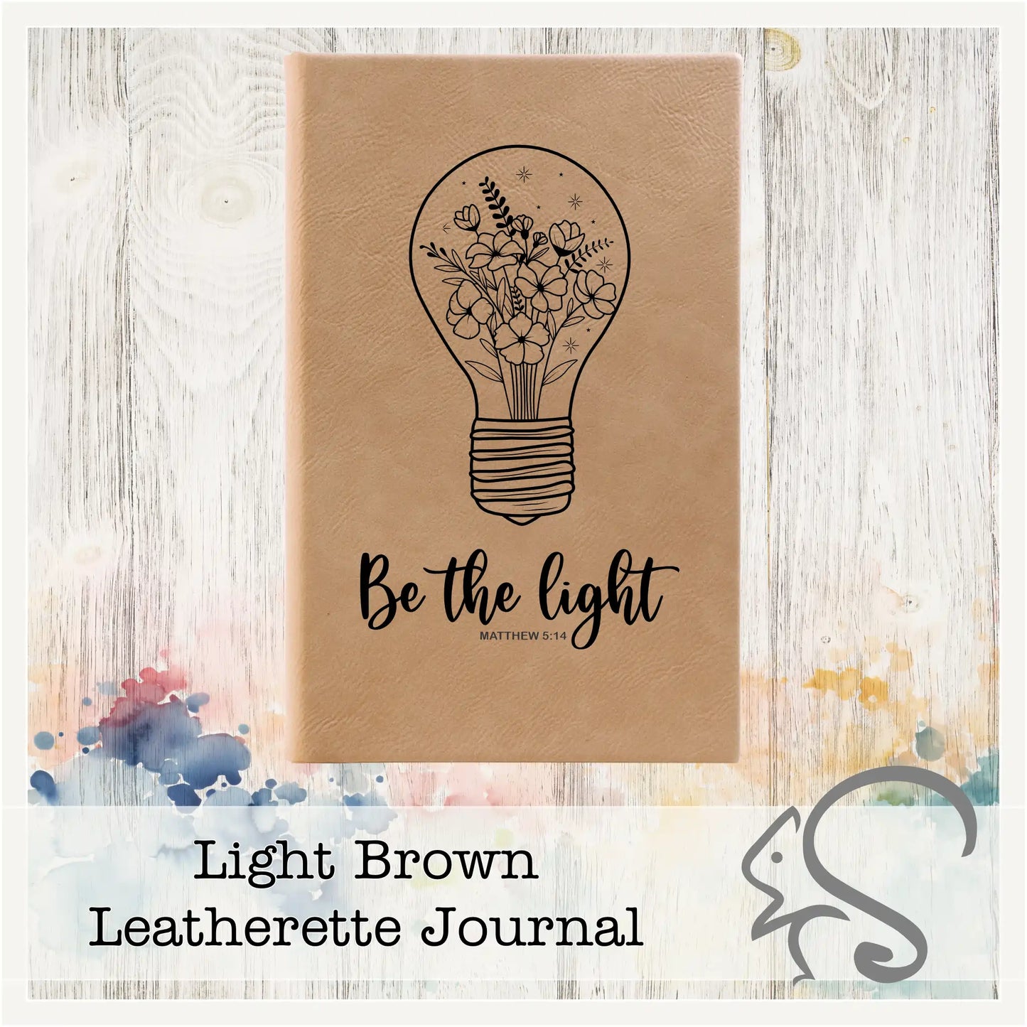 Leatherette Journal {Be the Light}