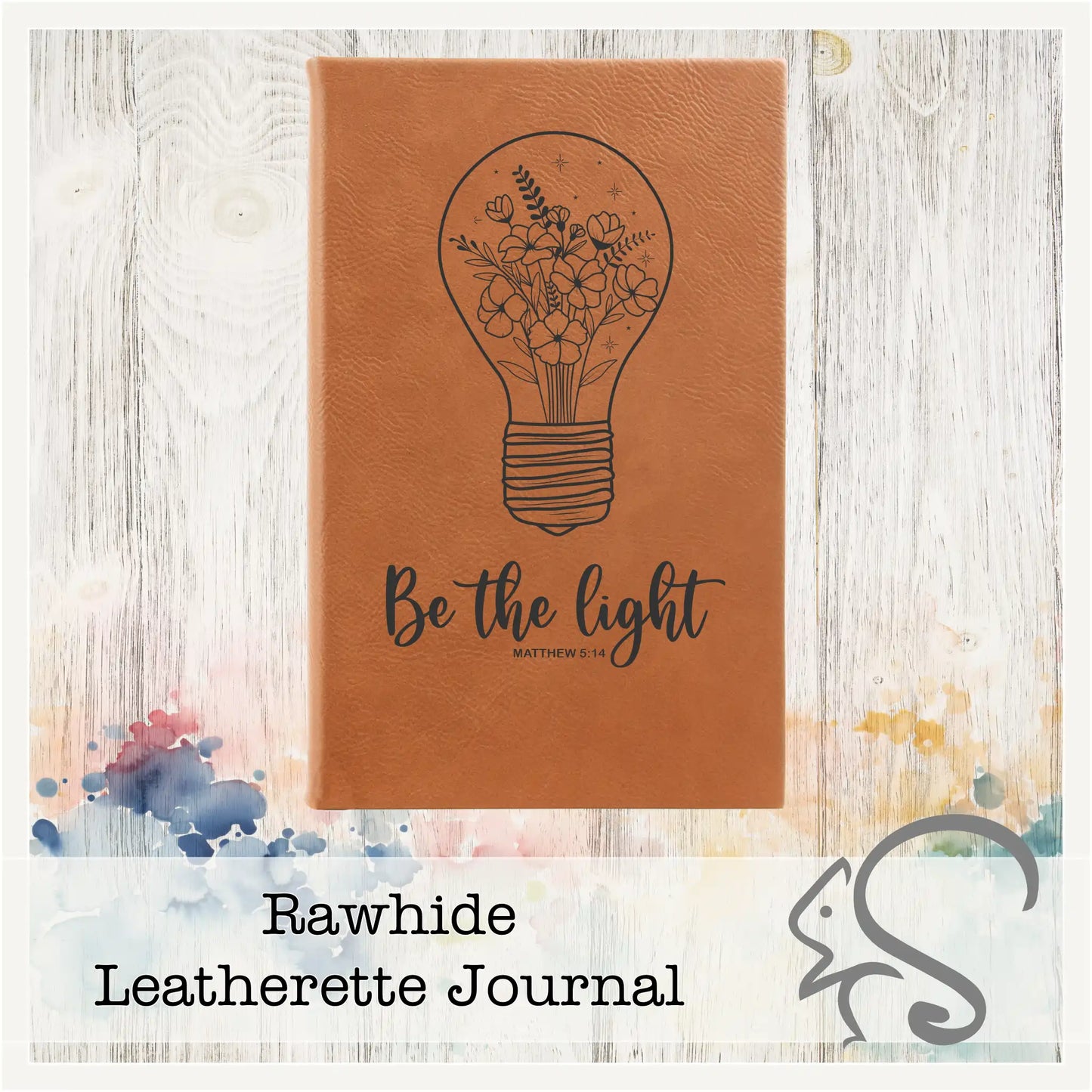 Leatherette Journal {Be the Light}