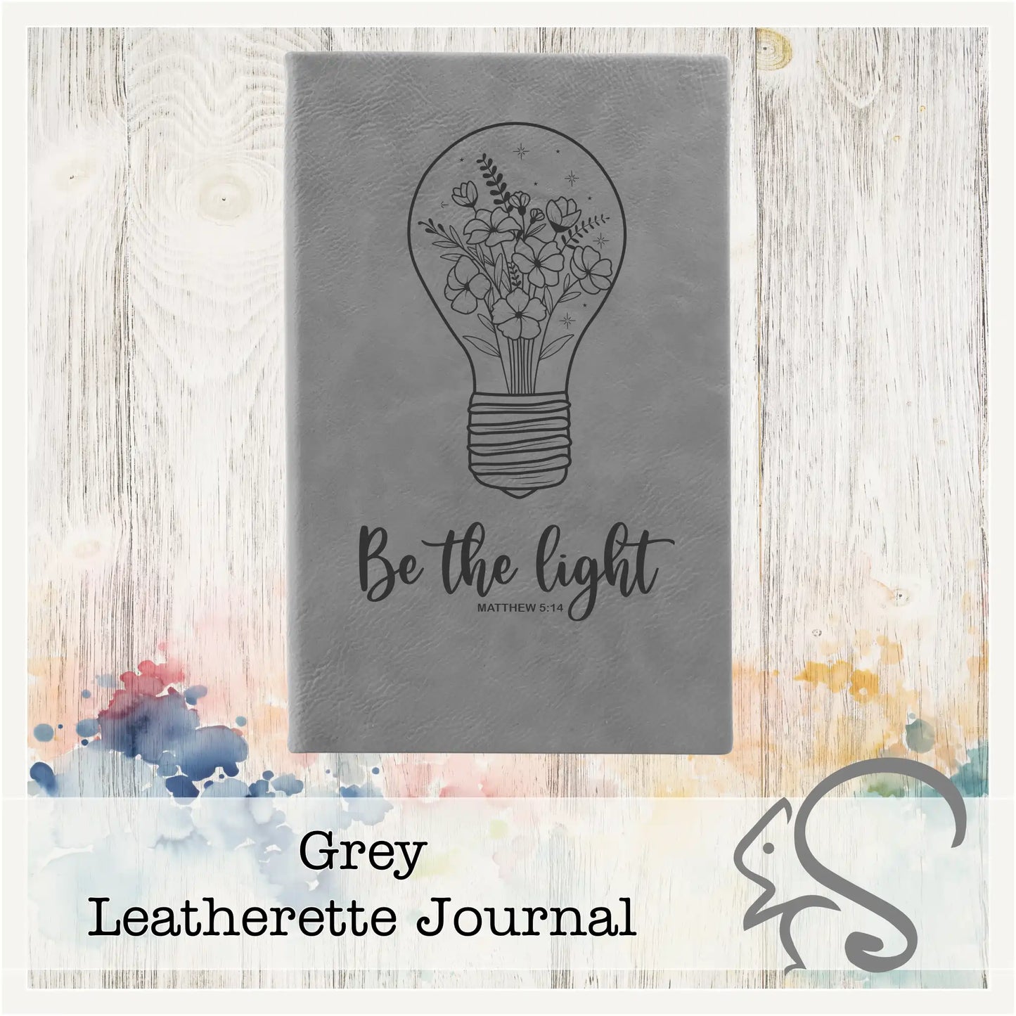 Leatherette Journal {Be the Light}