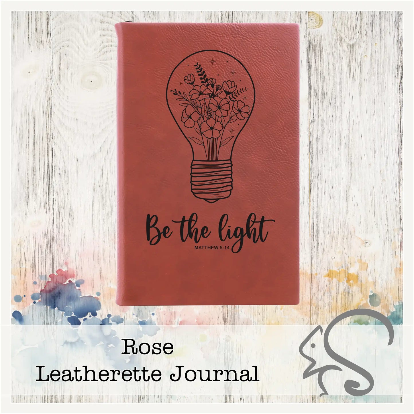 Leatherette Journal {Be the Light}