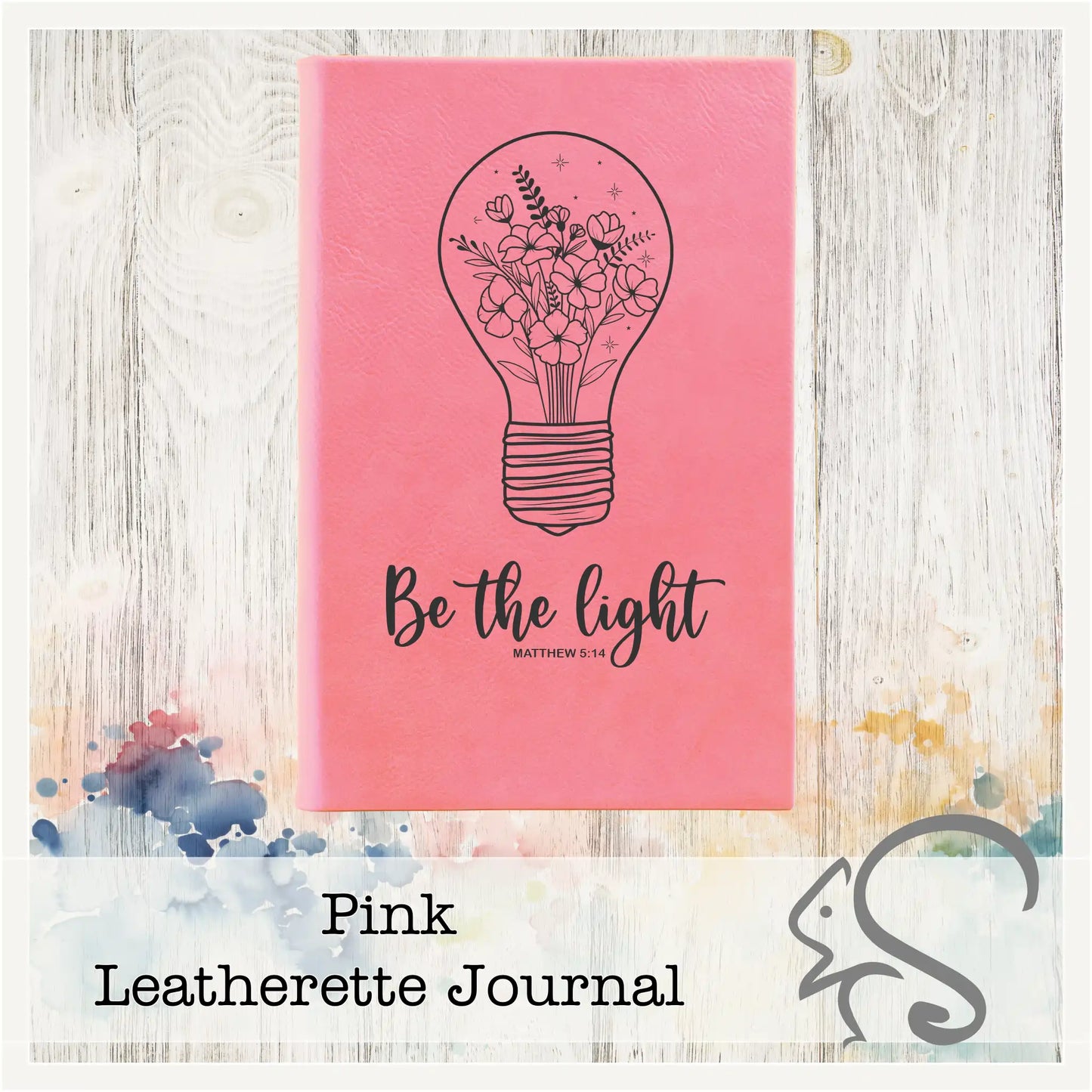 Leatherette Journal {Be the Light}