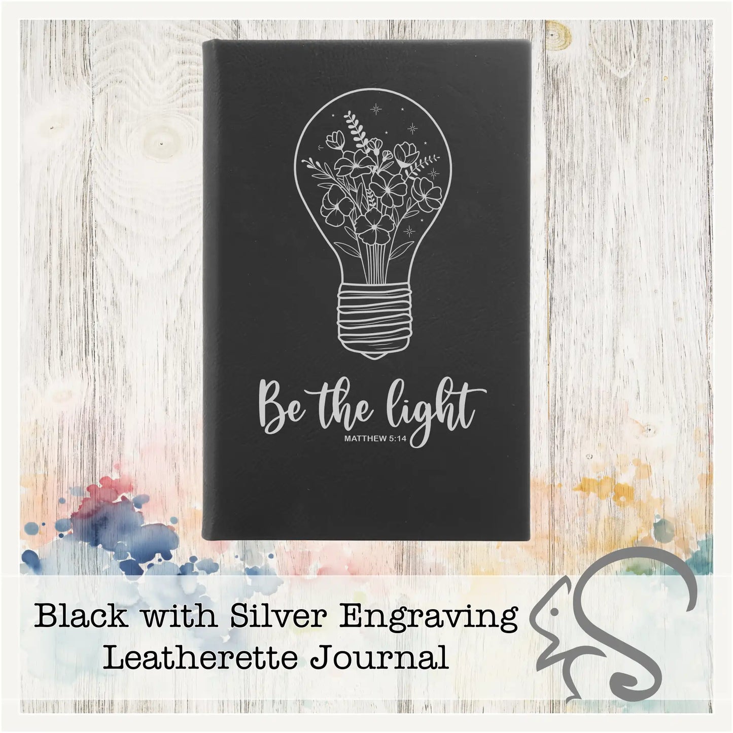 Leatherette Journal {Be the Light}