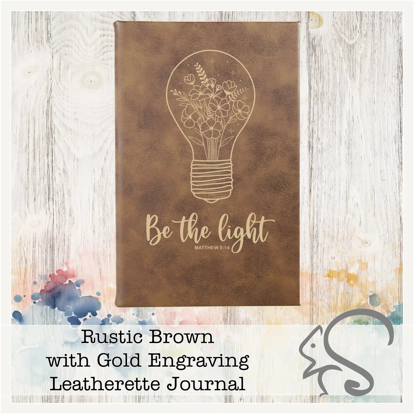 Leatherette Journal {Be the Light}