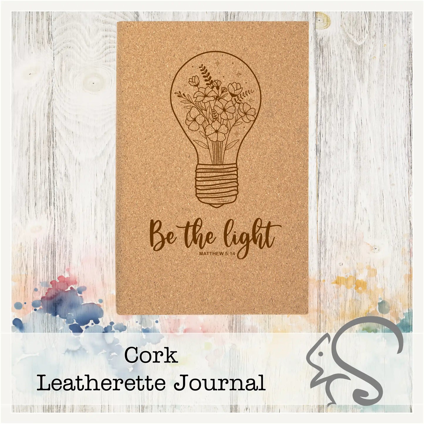 Leatherette Journal {Be the Light}