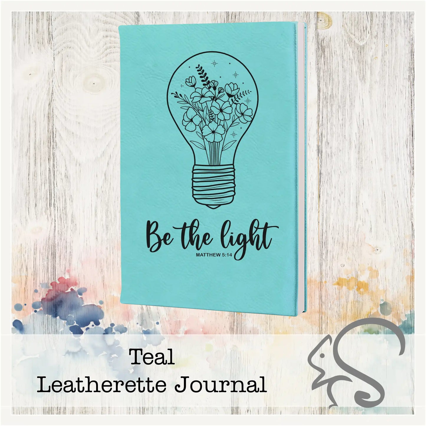 Leatherette Journal {Be the Light}