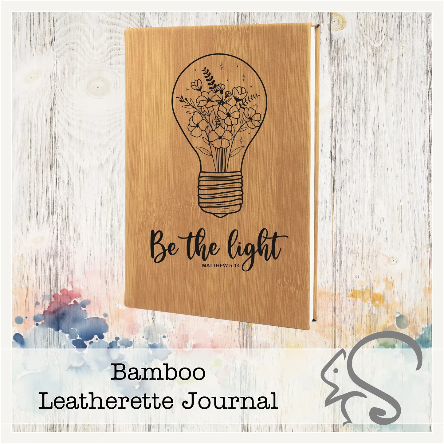 Leatherette Journal {Be the Light}