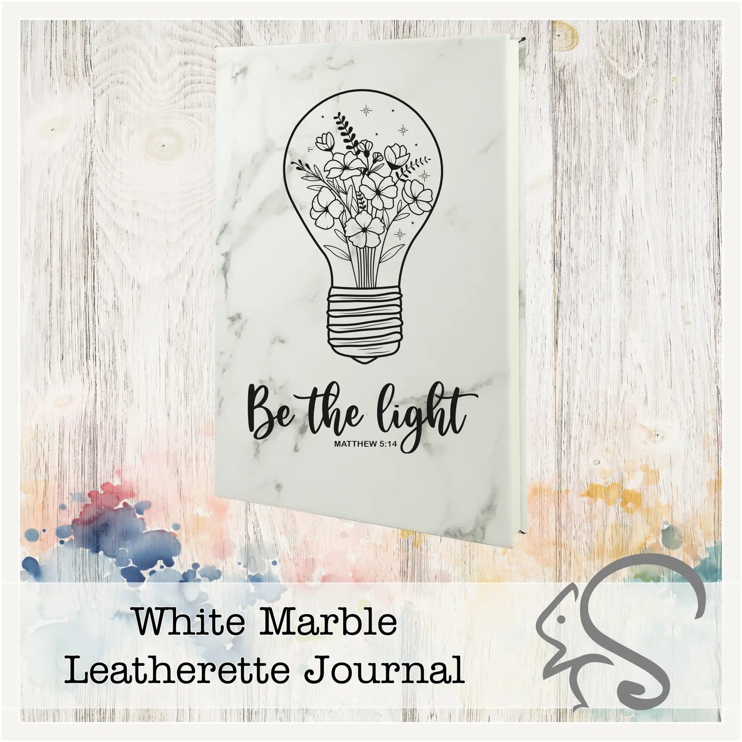 Leatherette Journal {Be the Light}