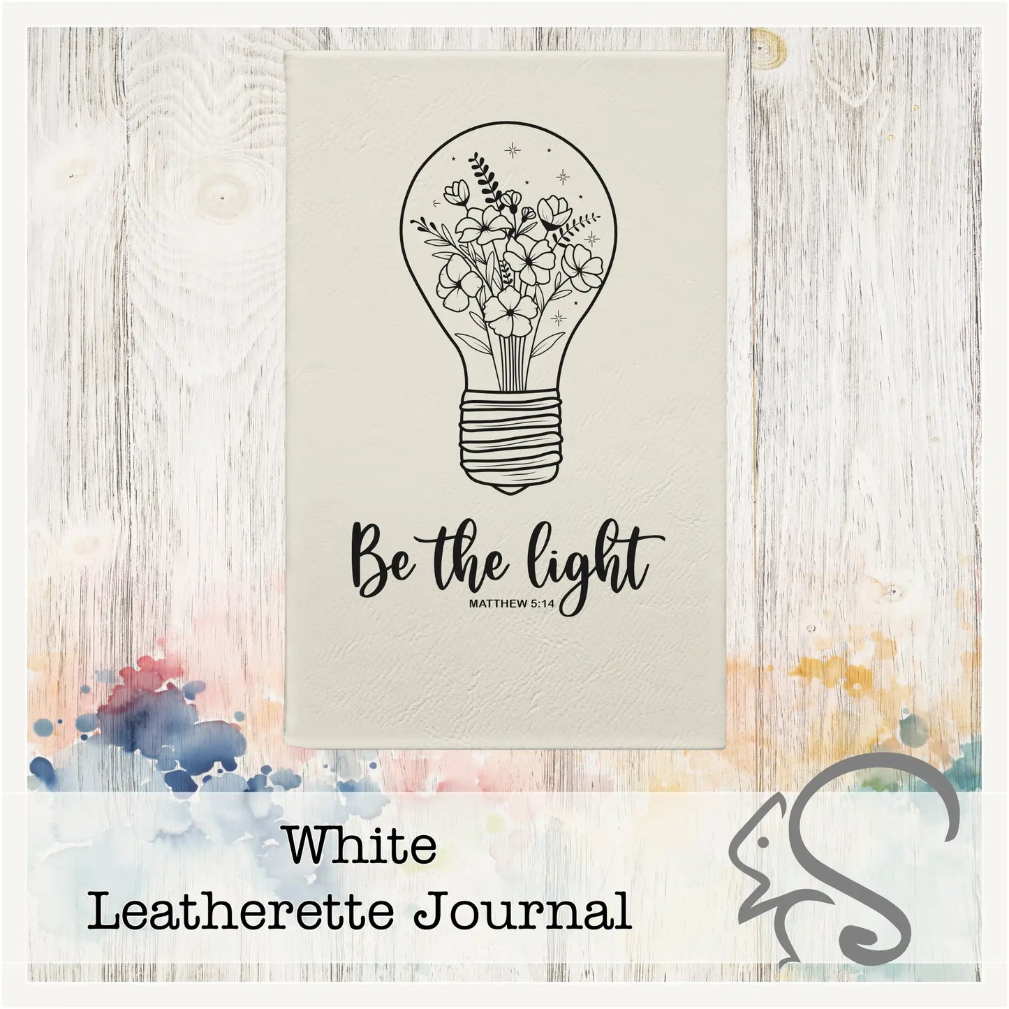 Leatherette Journal {Be the Light}