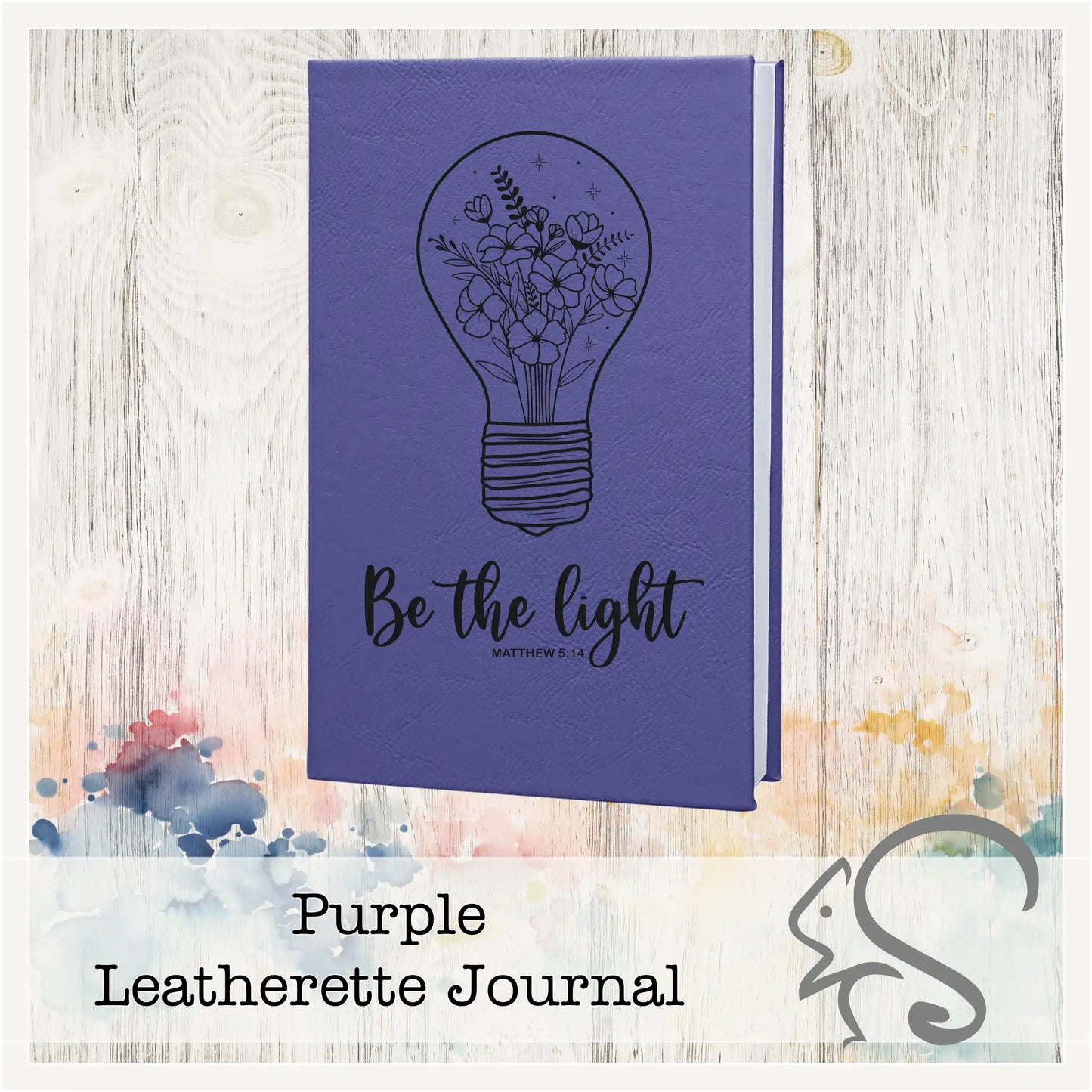 Leatherette Journal {Be the Light}