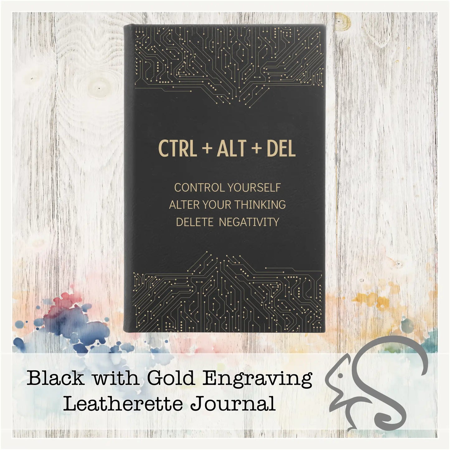 Leatherette Journal {CTRL + ALT + DEL}