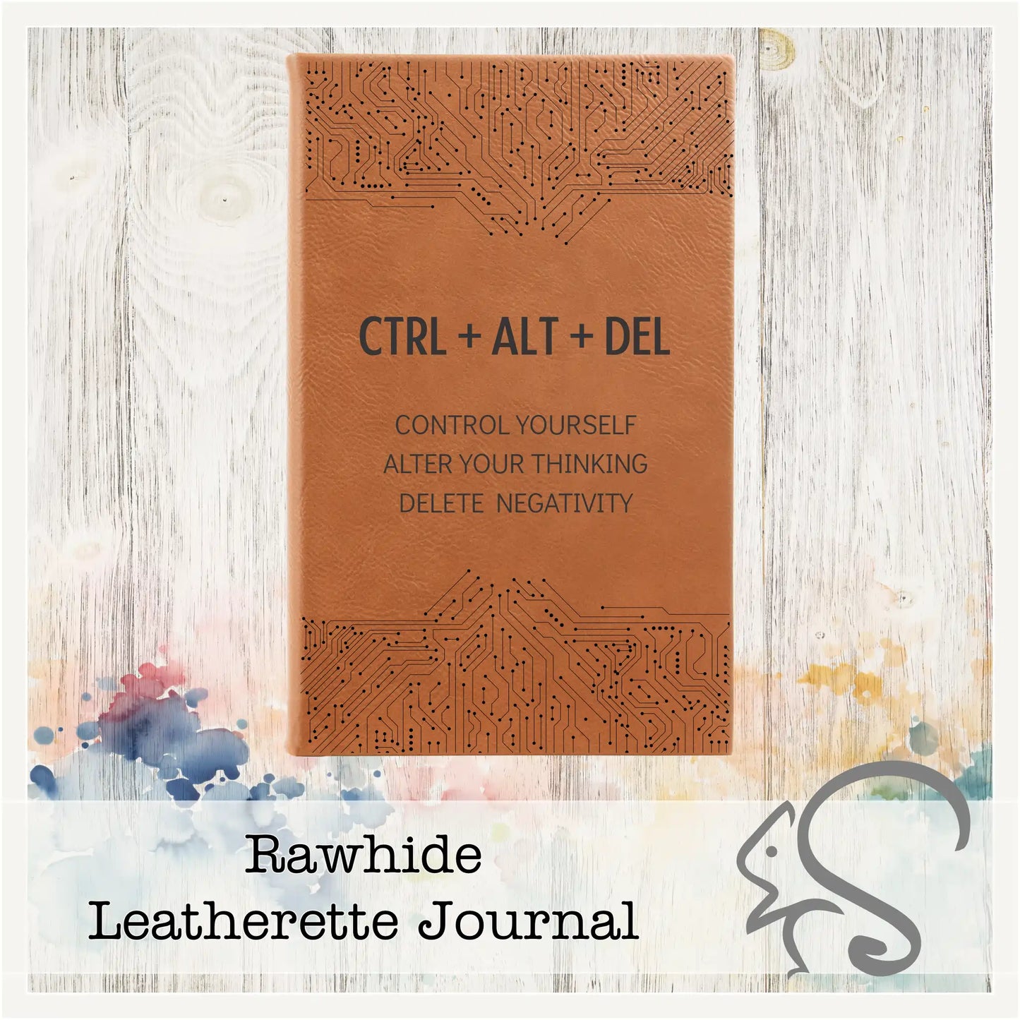 Leatherette Journal {CTRL + ALT + DEL}