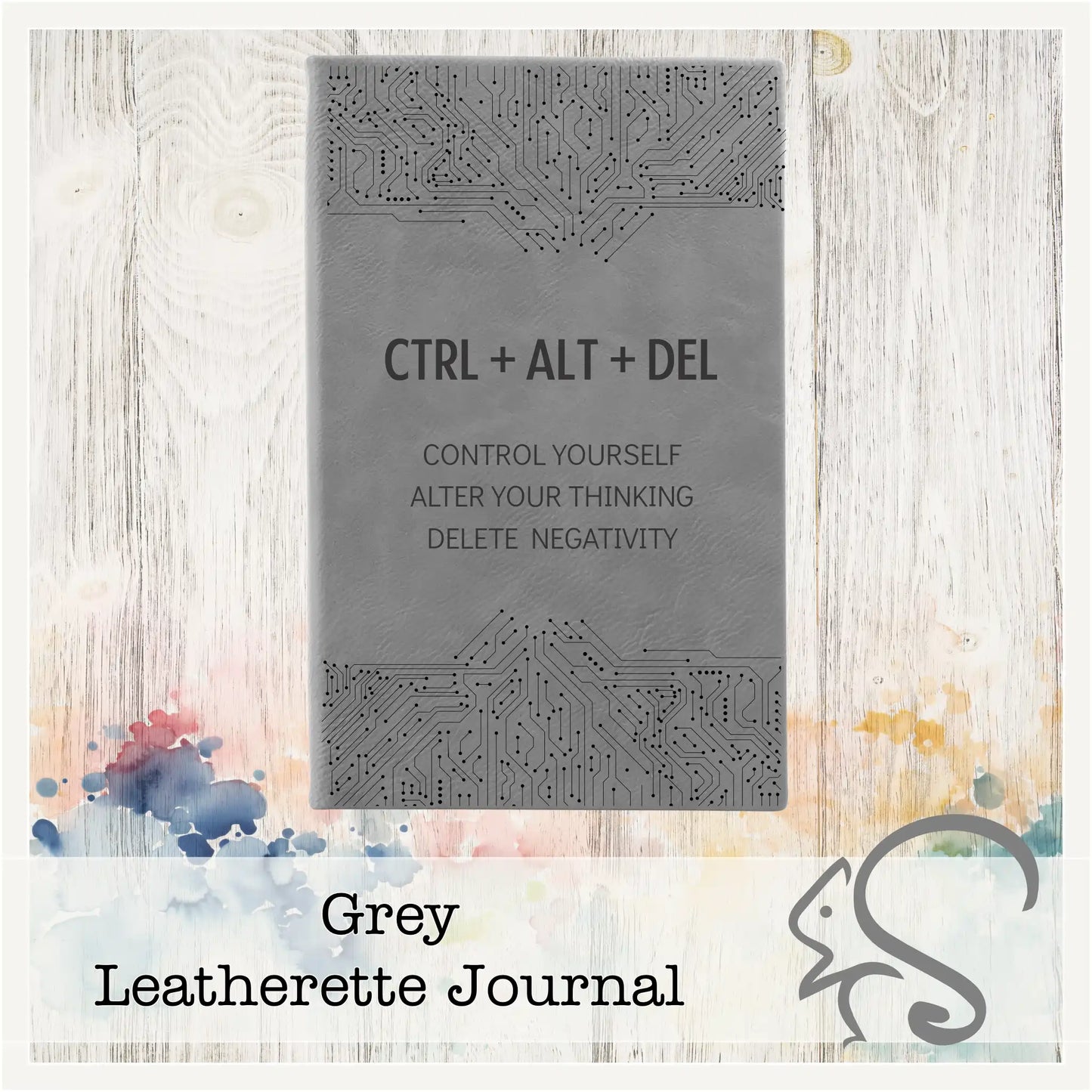 Leatherette Journal {CTRL + ALT + DEL}
