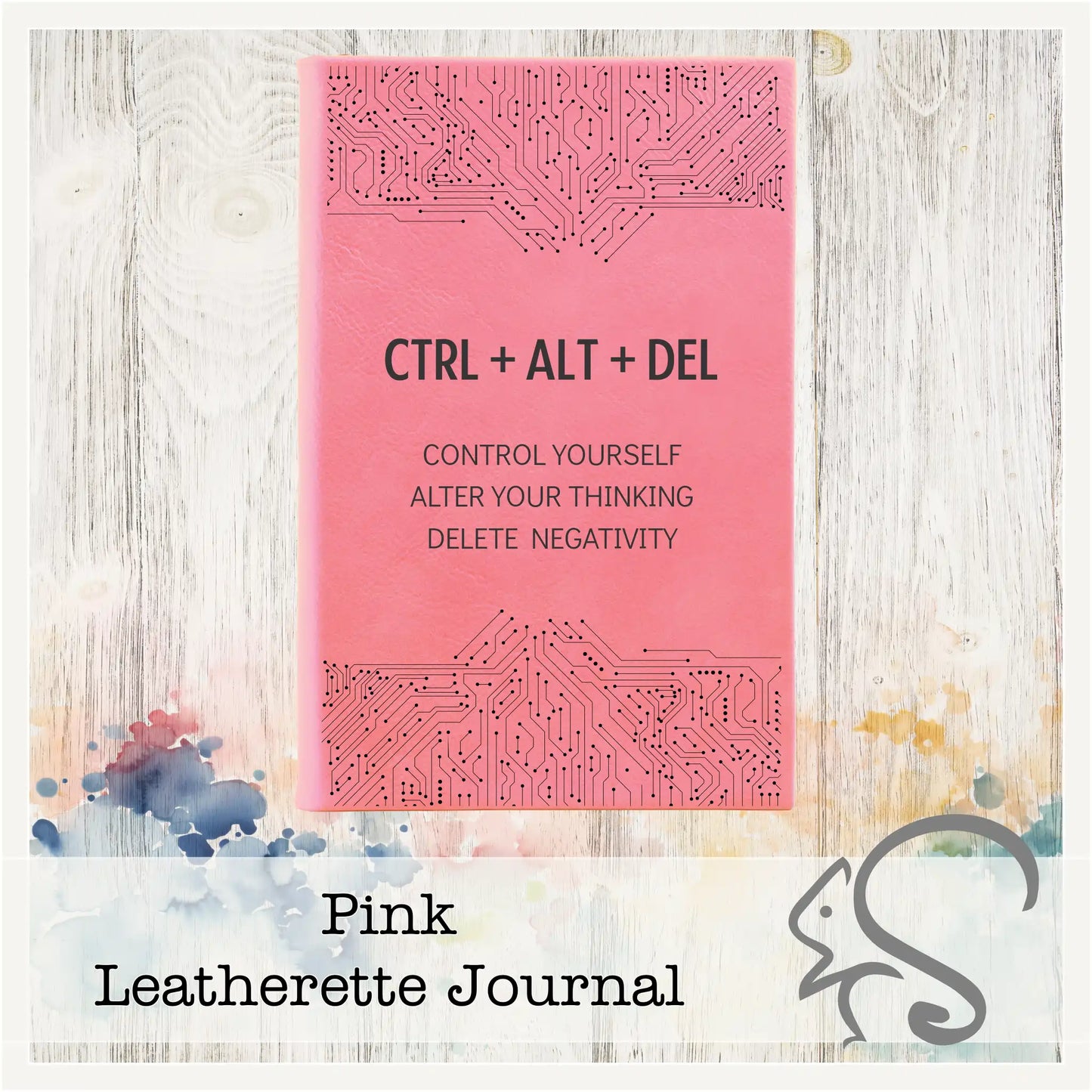 Leatherette Journal {CTRL + ALT + DEL}