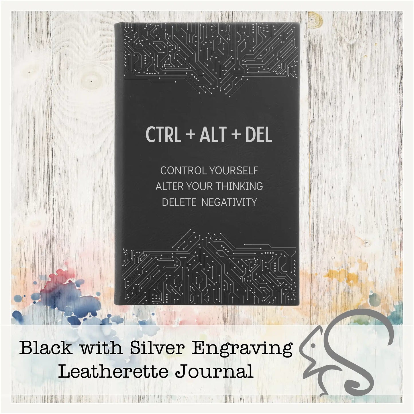 Leatherette Journal {CTRL + ALT + DEL}