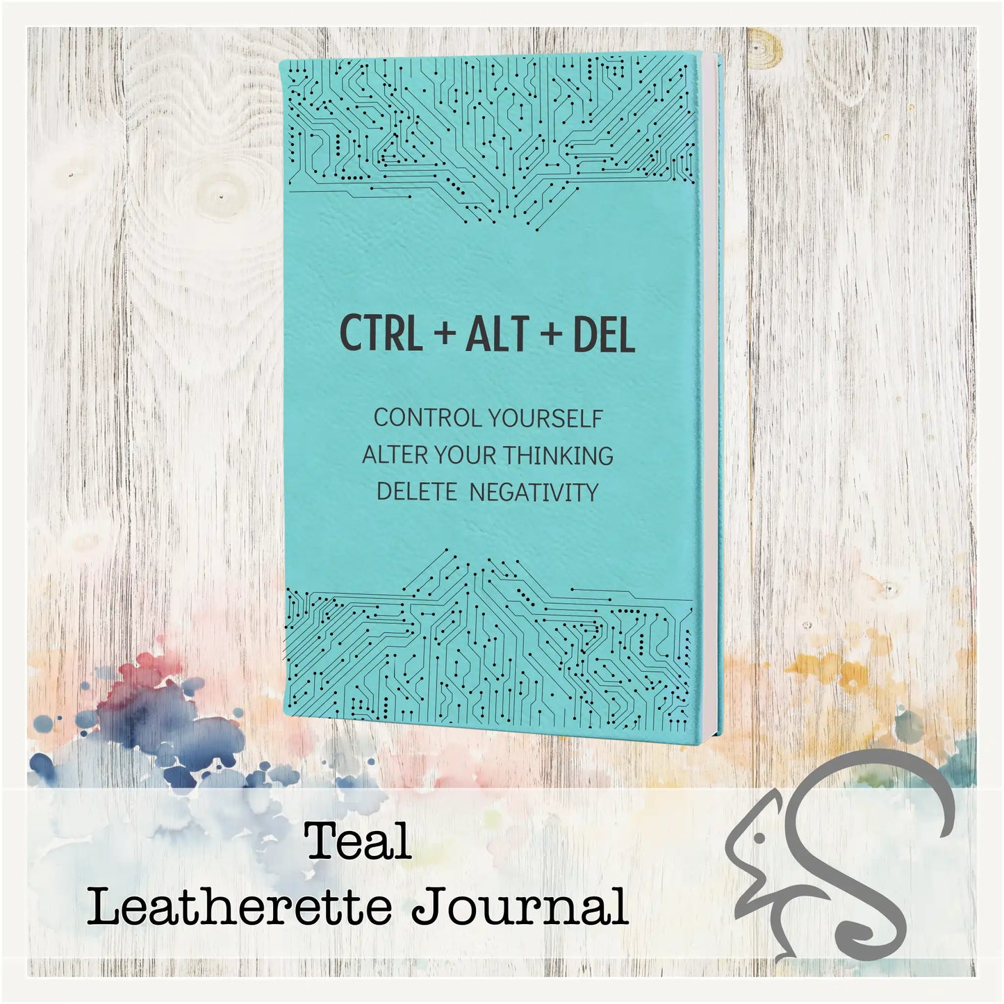Leatherette Journal {CTRL + ALT + DEL}