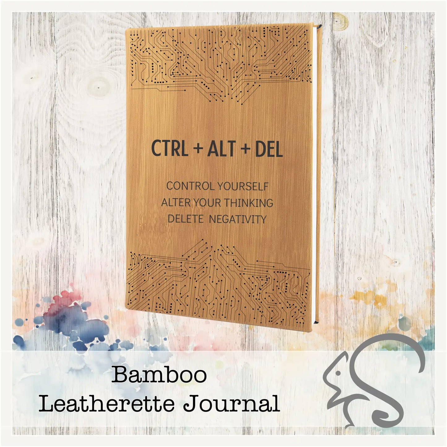 Leatherette Journal {CTRL + ALT + DEL}
