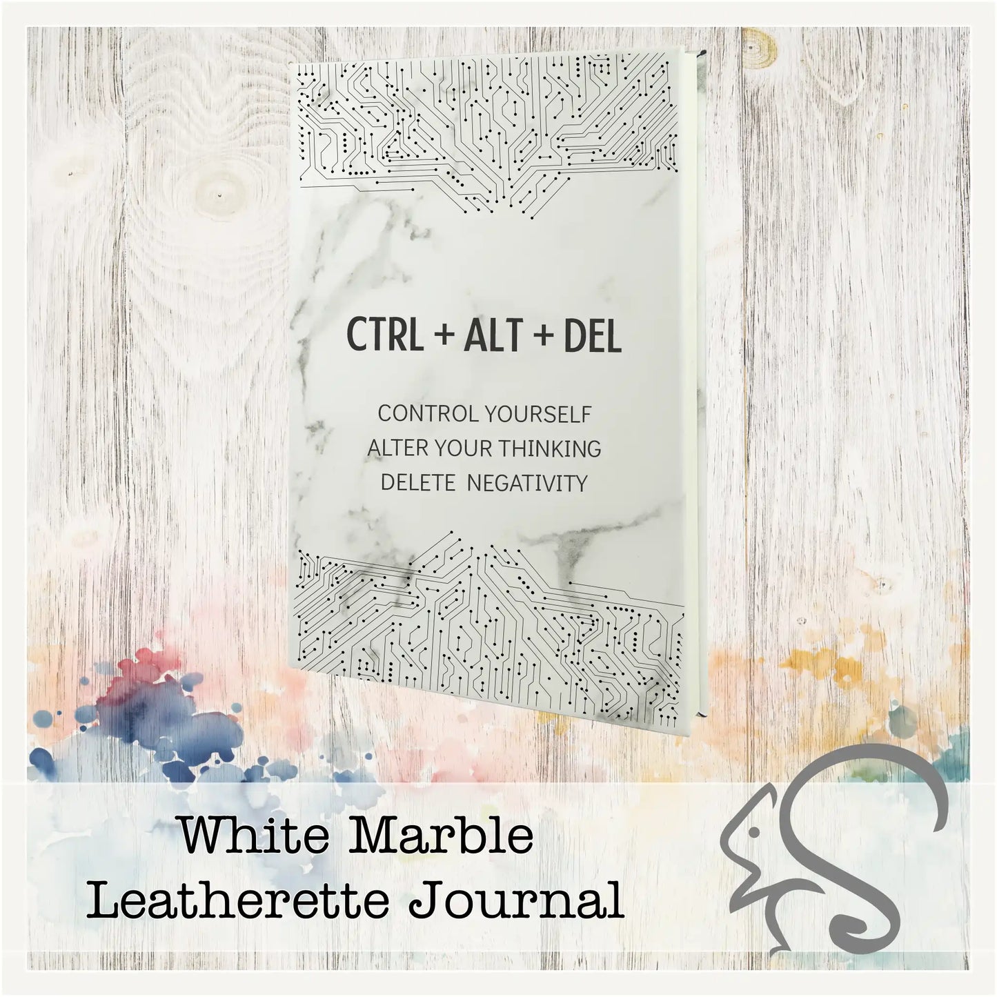 Leatherette Journal {CTRL + ALT + DEL}