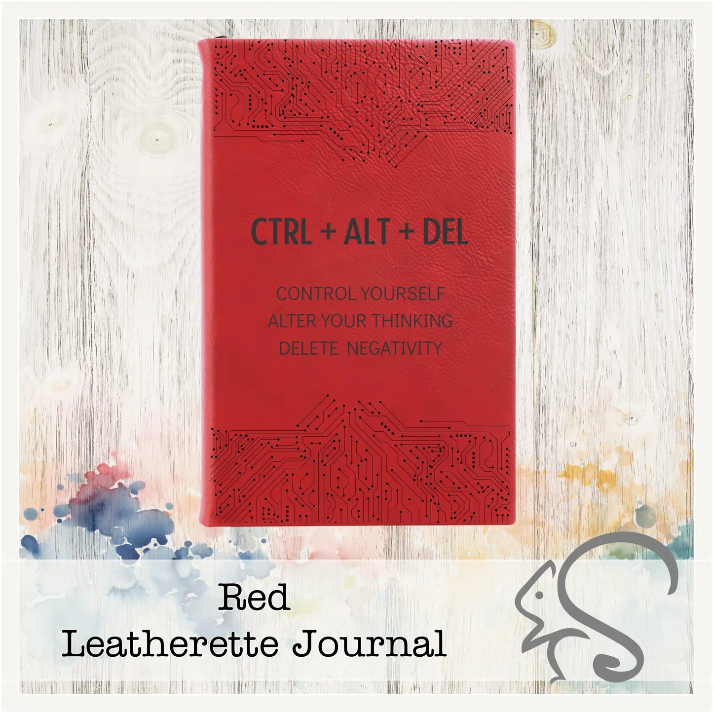 Leatherette Journal {CTRL + ALT + DEL}