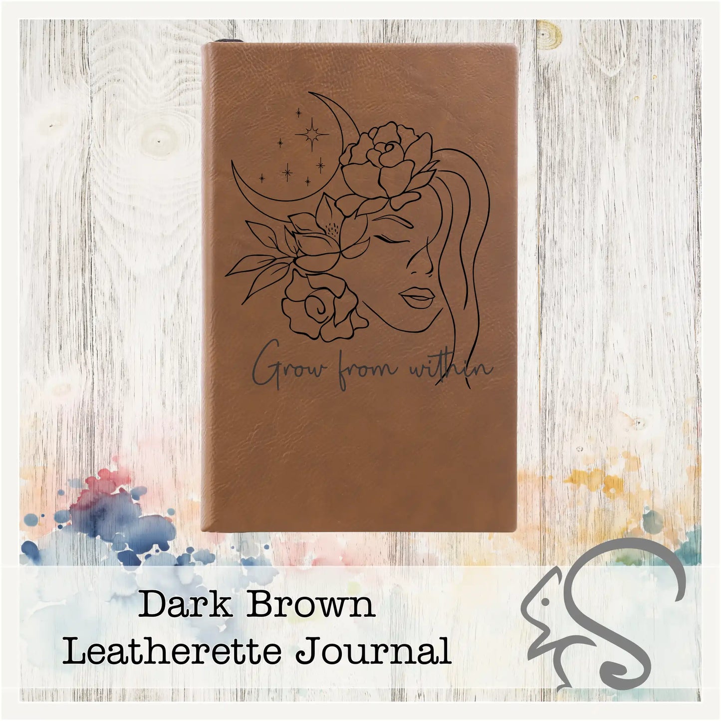 Leatherette Journal {Grow From Within}
