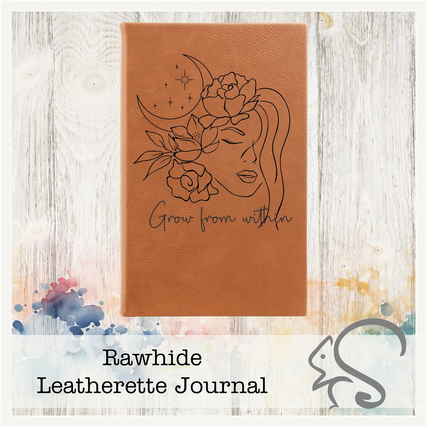 Leatherette Journal {Grow From Within}