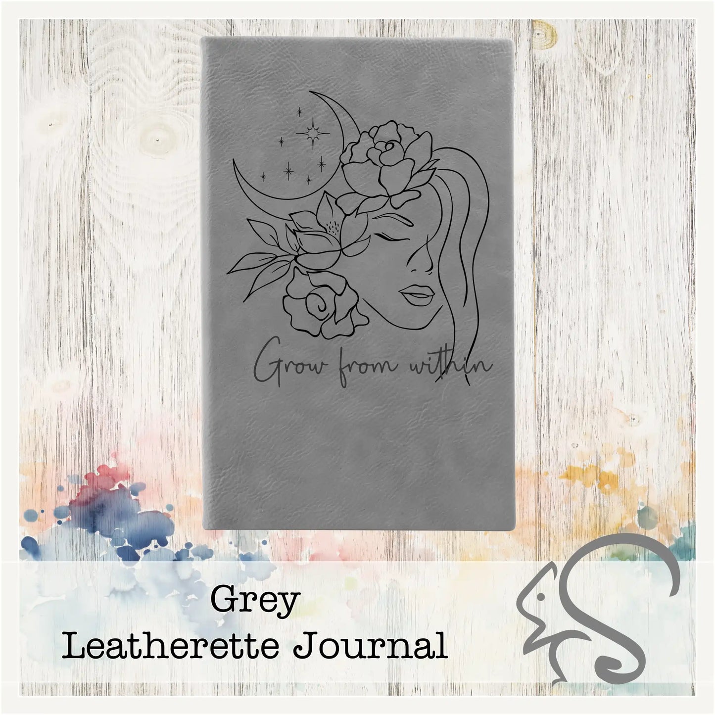 Leatherette Journal {Grow From Within}