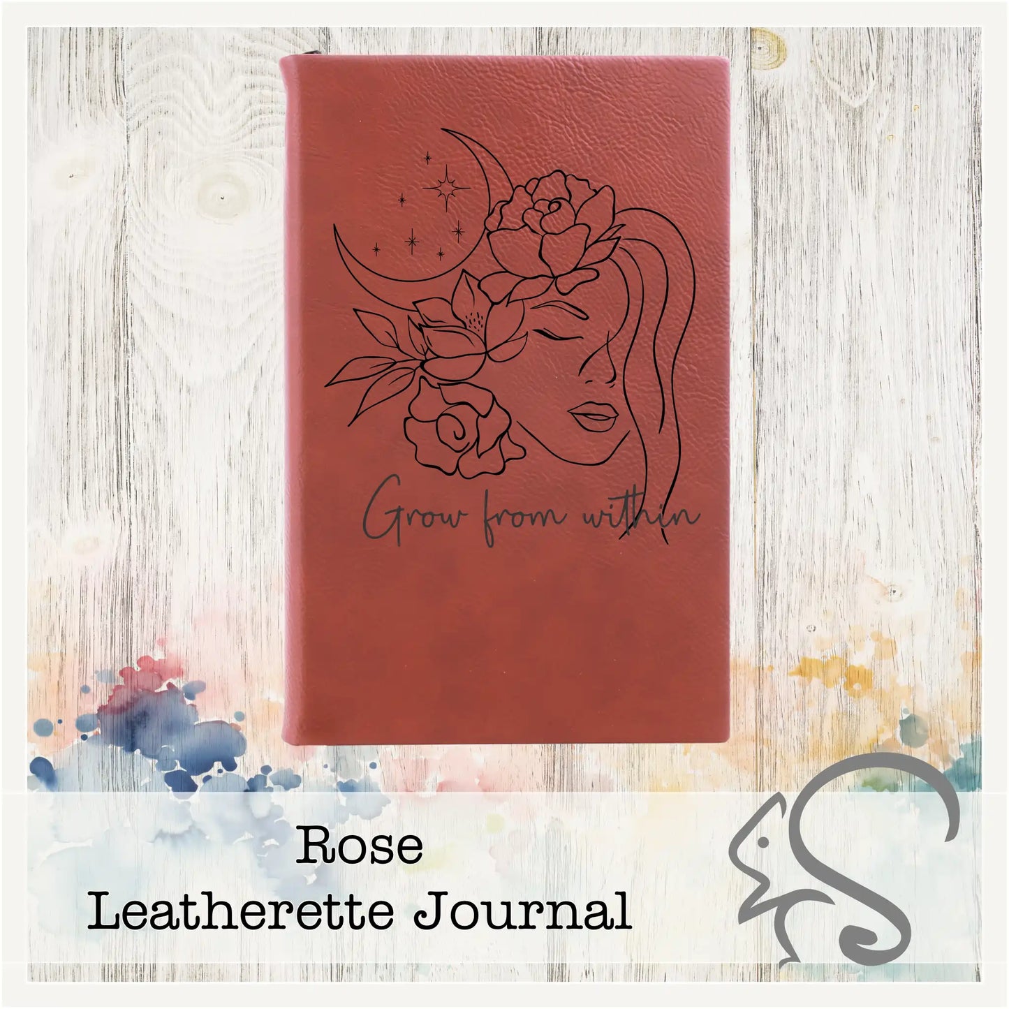 Leatherette Journal {Grow From Within}