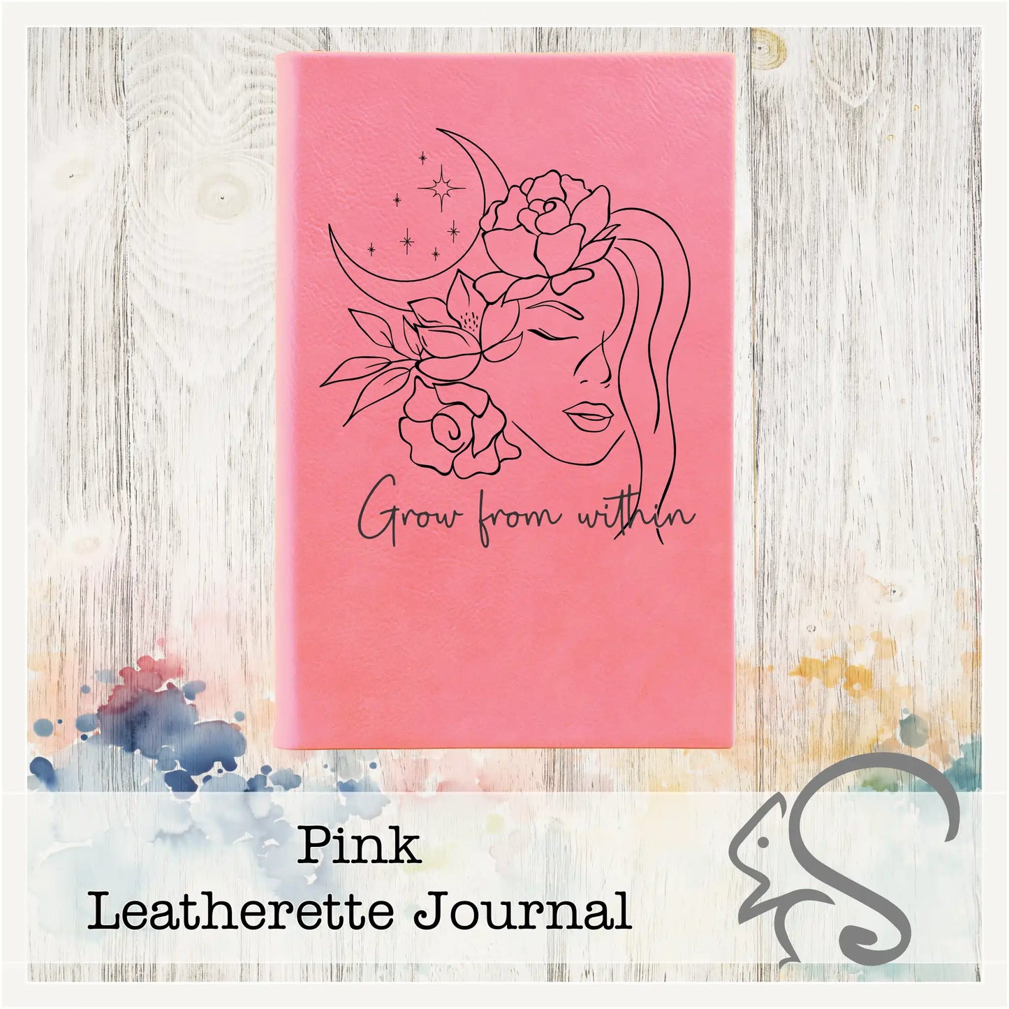Leatherette Journal {Grow From Within}