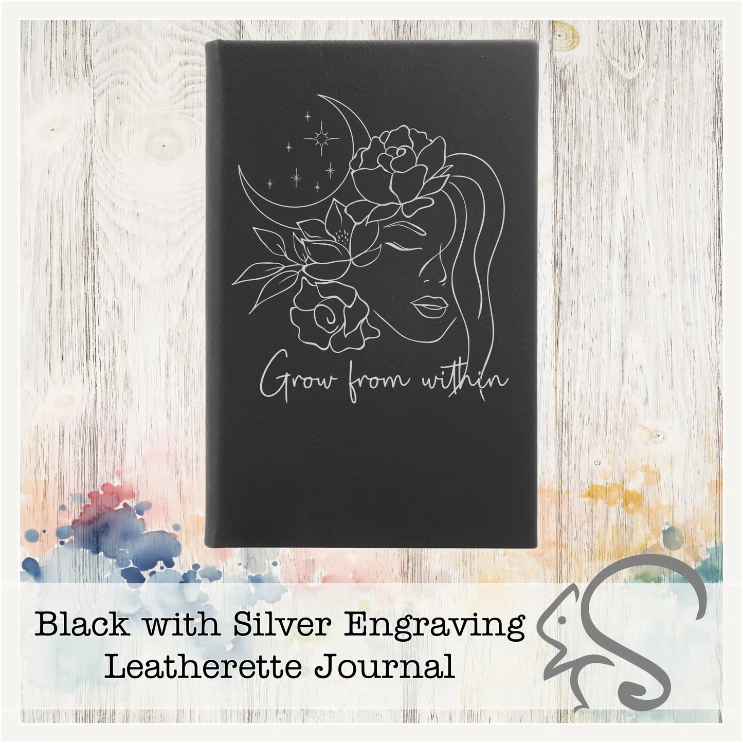 Leatherette Journal {Grow From Within}