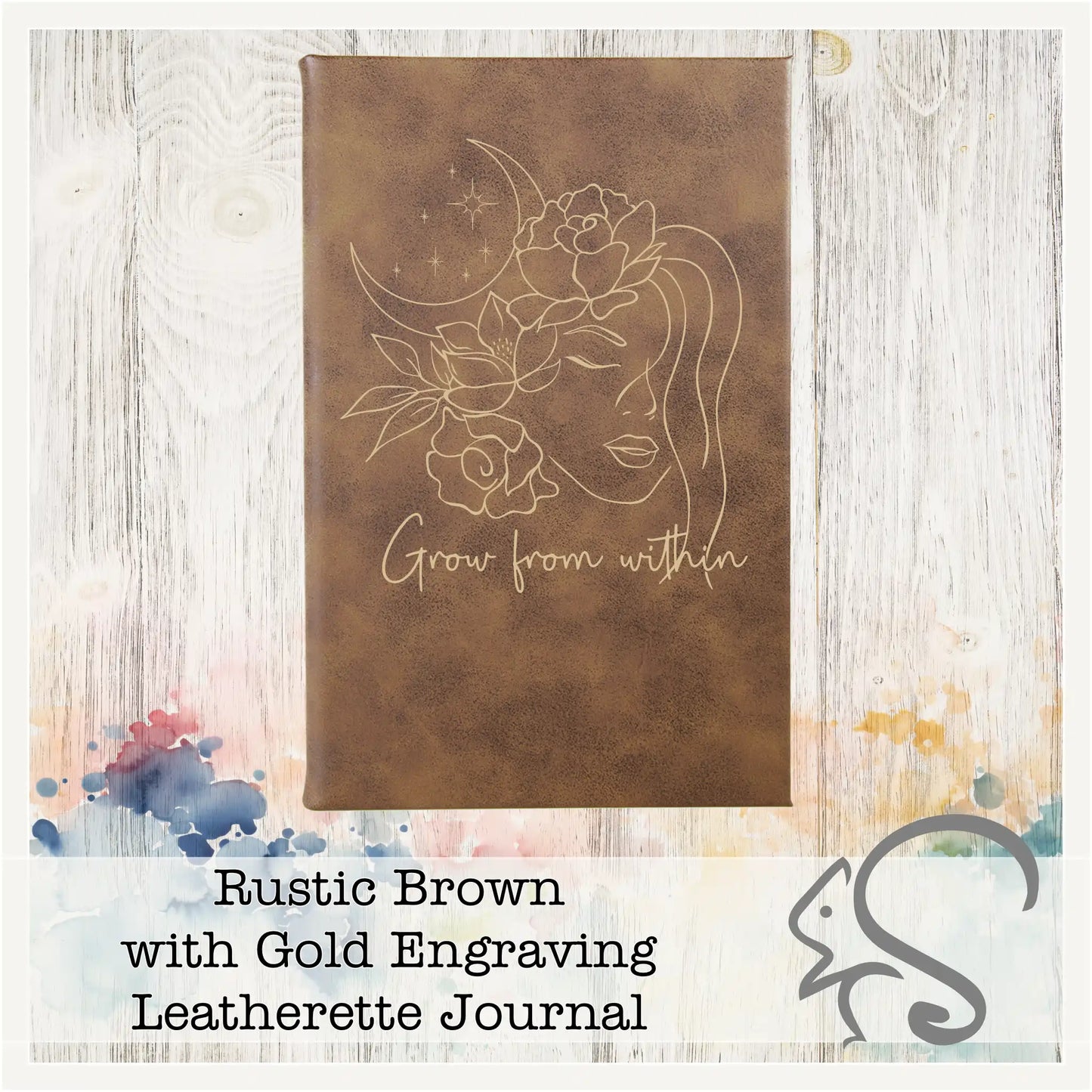 Leatherette Journal {Grow From Within}