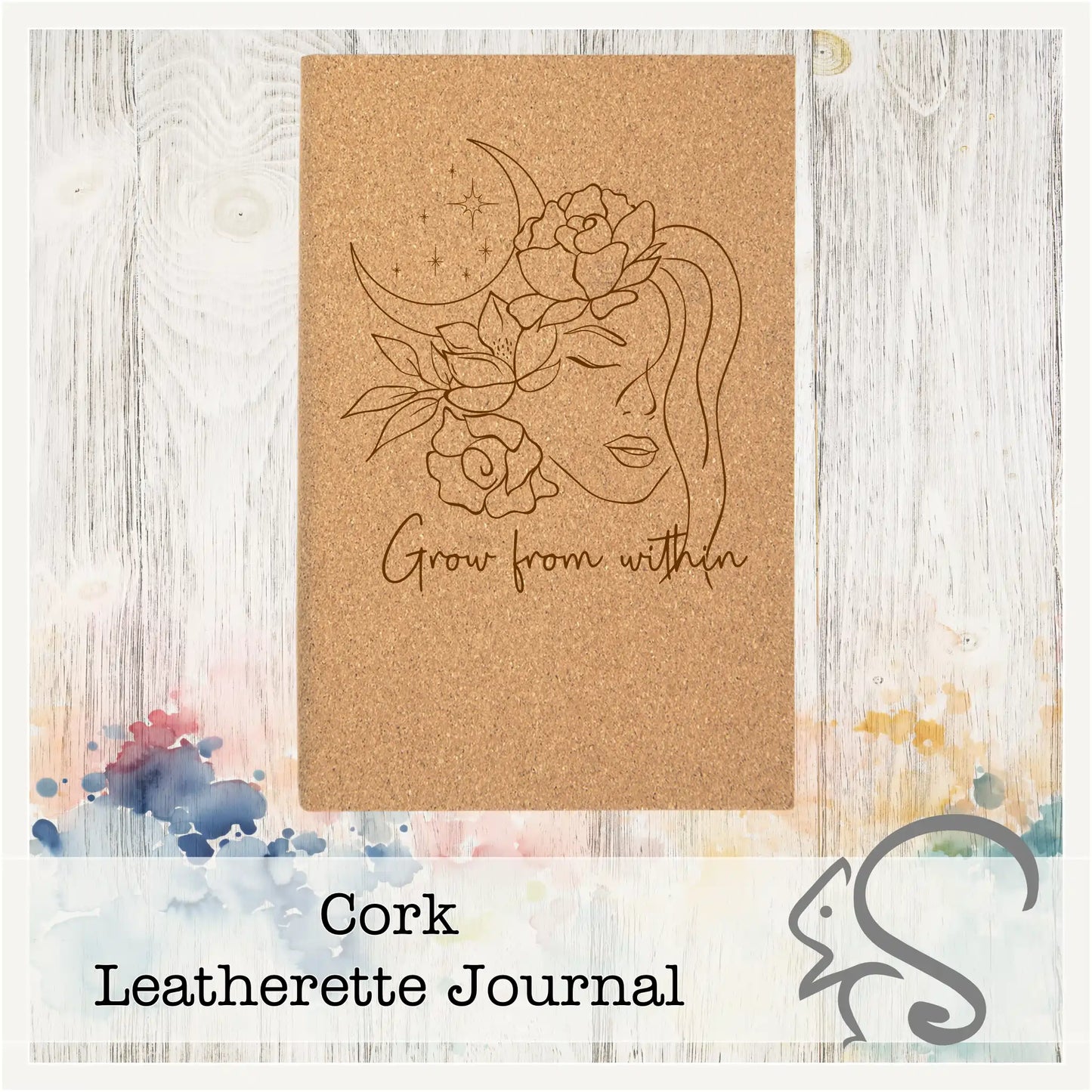 Leatherette Journal {Grow From Within}